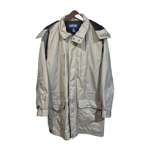 VTG Lands’ End Wool Blanket Lined Barn Coat Canvas Chore Jacket Men’s M Tall